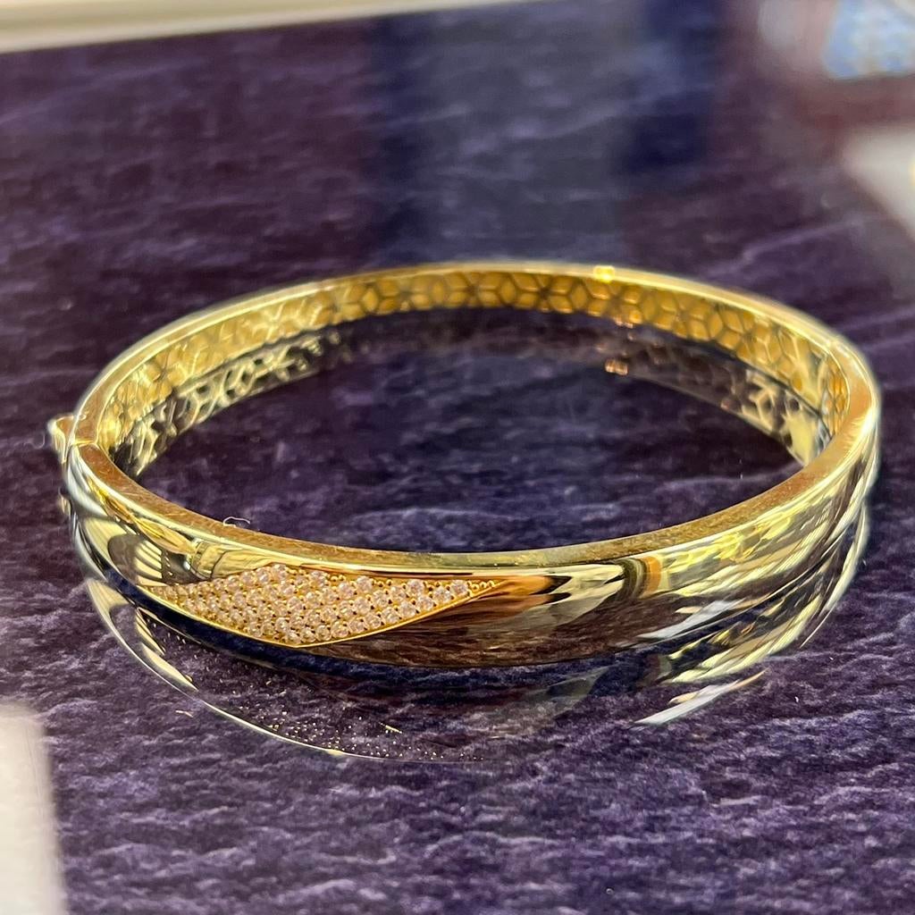 18 karaat gouden armband slavenarmband nieuw, Ophalen of Verzenden, Nieuw, Goud