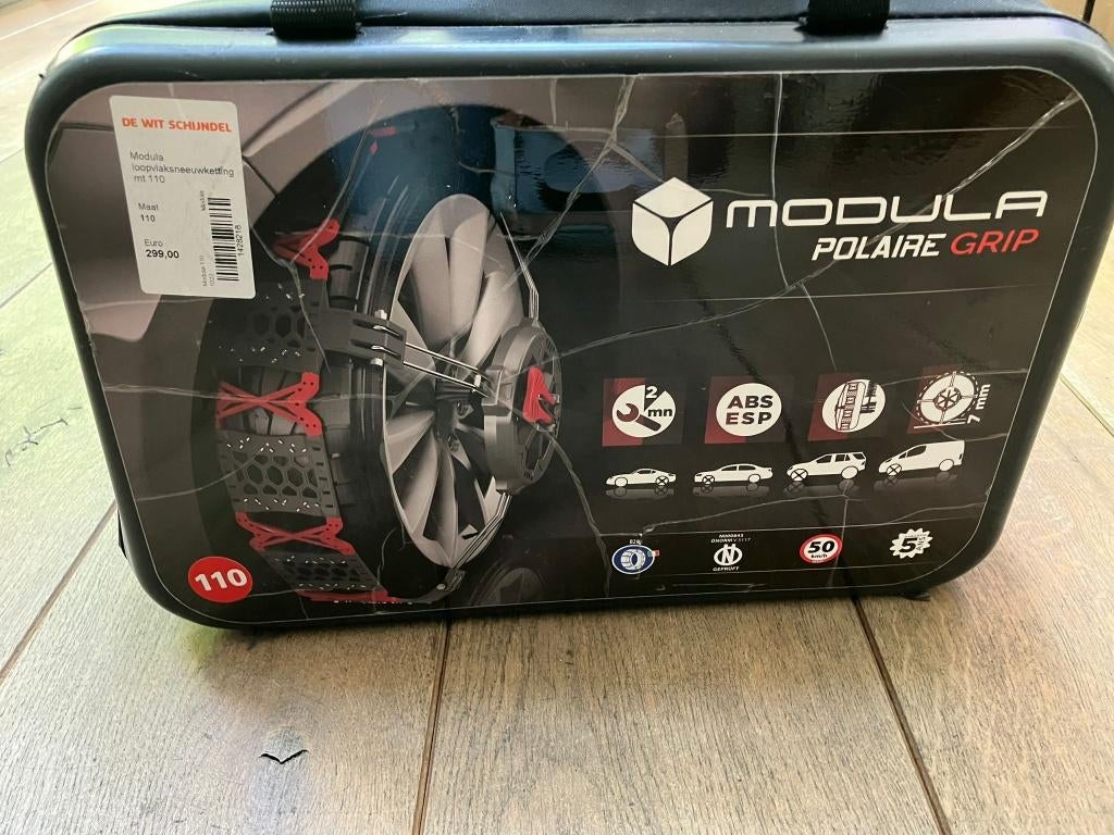 Loopvlak sneeuwkettingen Modula Polaire Grip: maat 110, Auto diversen, Sneeuwkettingen, Ophalen of Verzenden, Nieuw