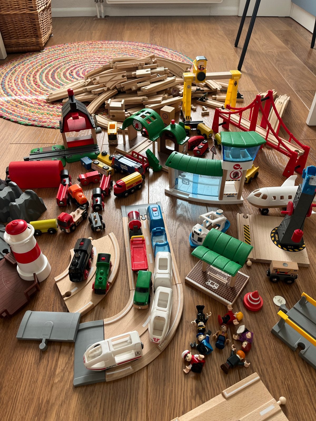 Houten Treinset - Brio, Ikea, Lidl, Ophalen, Gebruikt