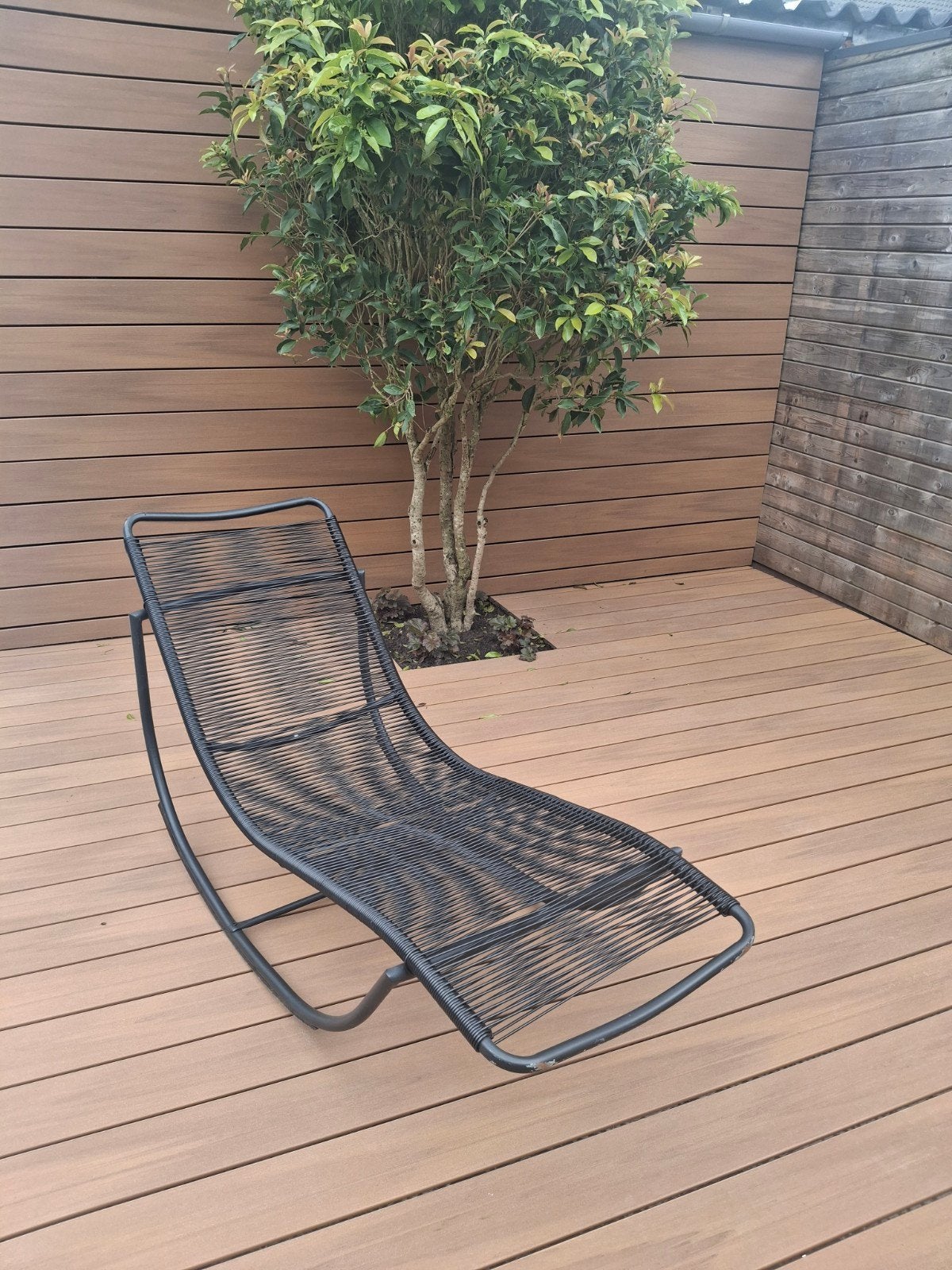 Ligbed Schommelstoel, Tuin en Terras, Ligbedden, Ophalen, Gebruikt, Aluminium