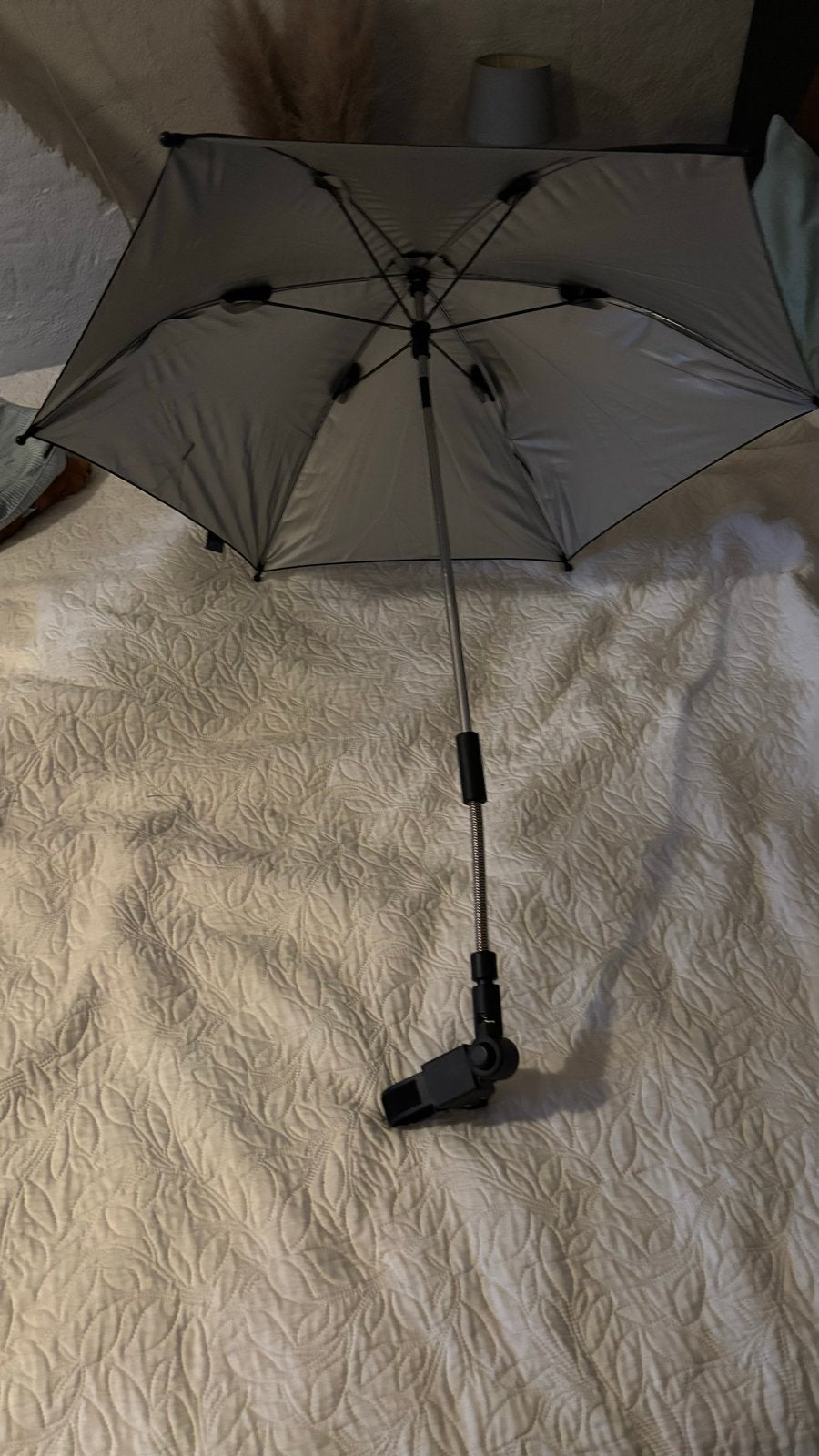Universele parasol voor kinderwagen - zwart, Ophalen of Verzenden, Zo goed als nieuw