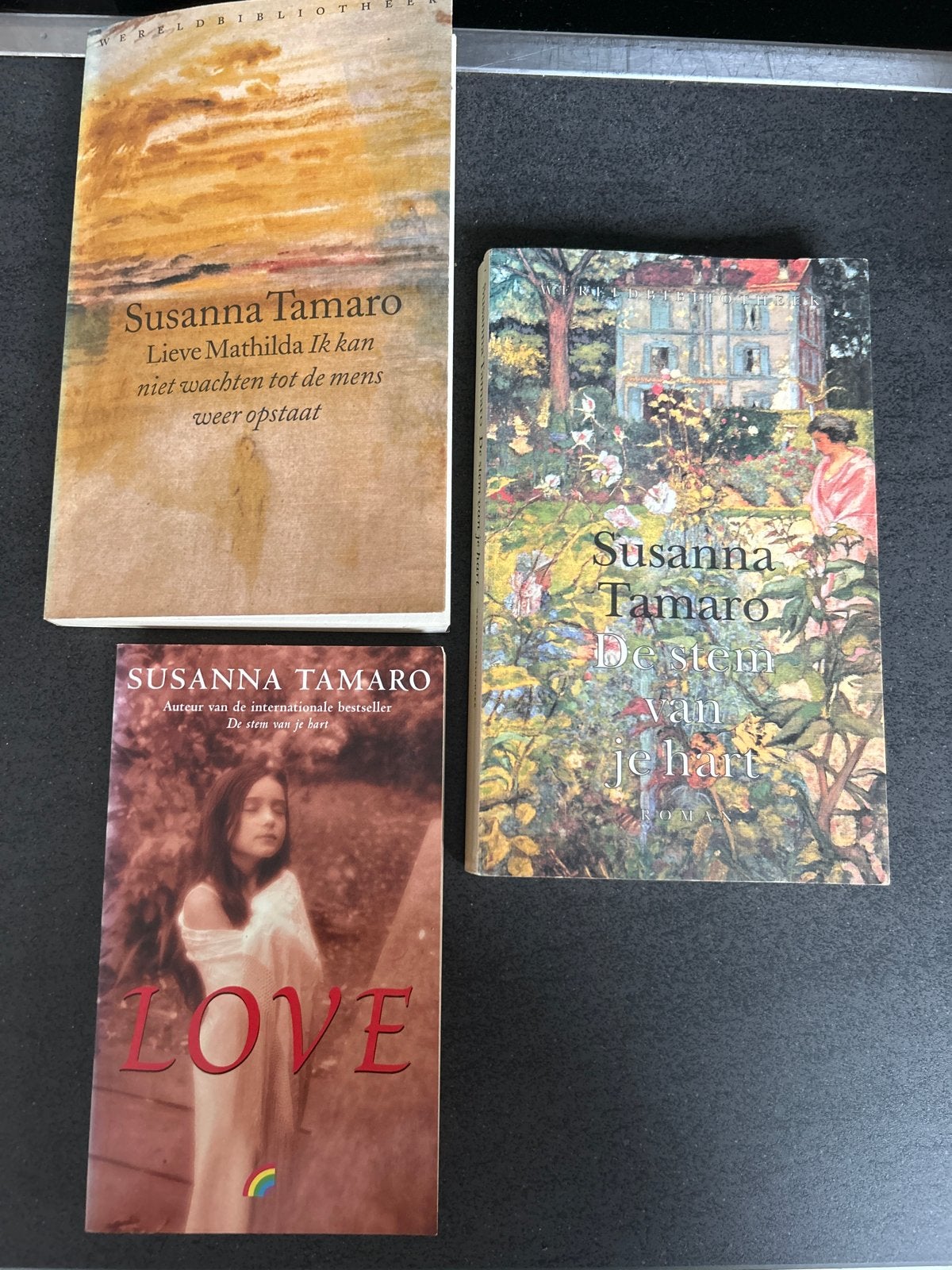 3 boeken van Susanna Tamaro: Lieve Mathilda, De stem van je, Ophalen of Verzenden, Gelezen, Europa overig