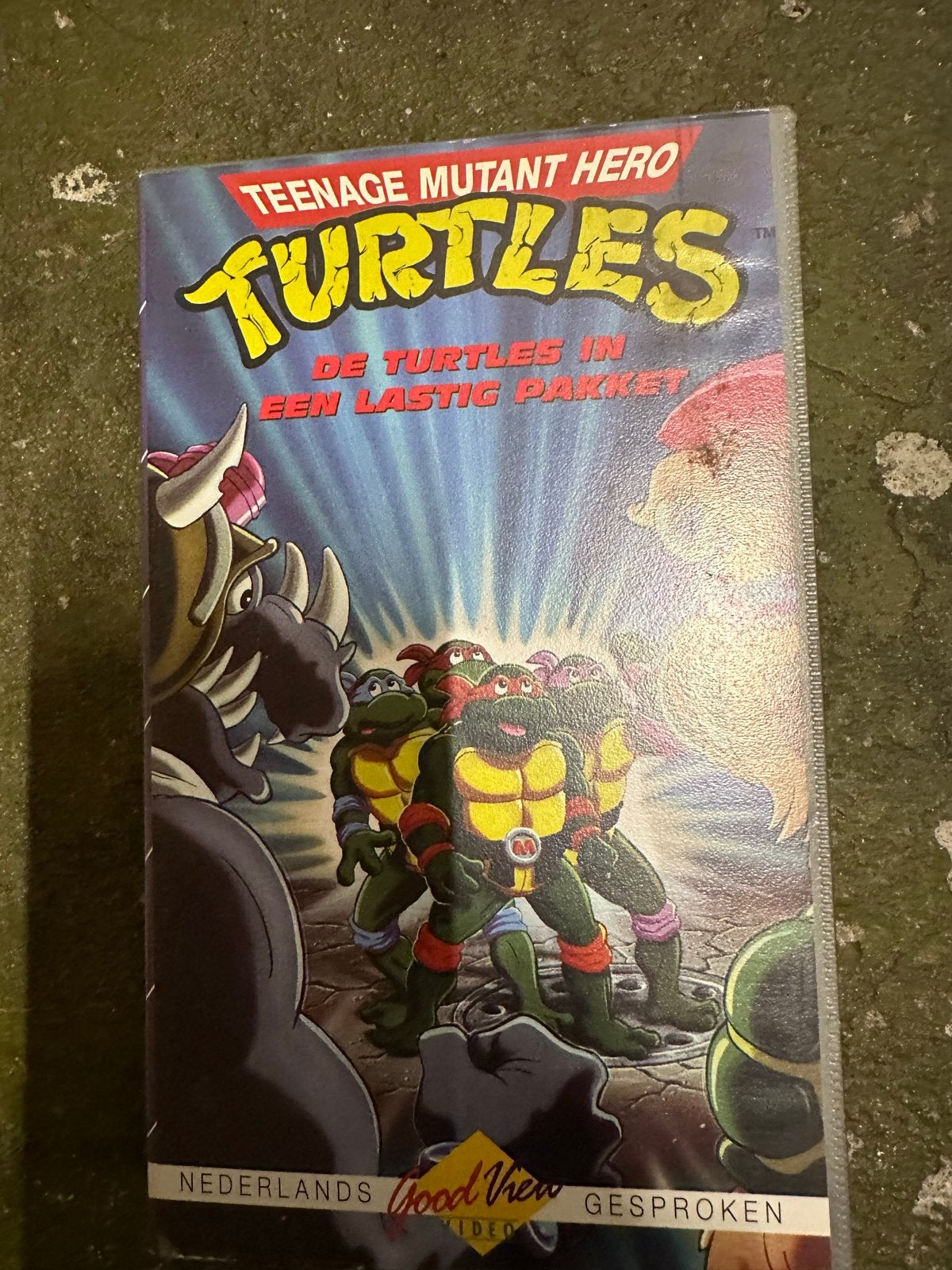 Teenage Mutant Hero Turtles - De Turtles in een lastig pakke, Cd's en Dvd's, Gebruikt, Tekenfilm, Alle leeftijden, Amerikaans
