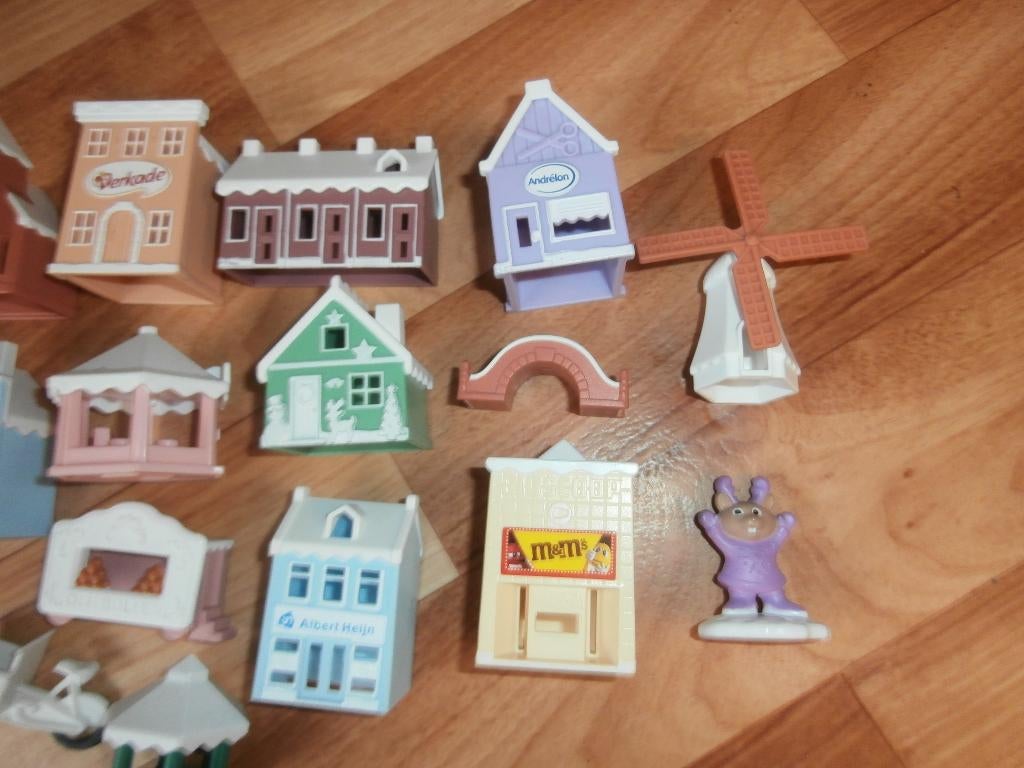 kerst huisje kersthuisje aH bakfiets kerk molen carousel bru, Diversen, Kerst, Ophalen of Verzenden, Nieuw