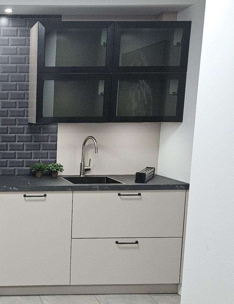 Showroomkeuken Haecker kashmir, Ophalen, Meerkleurig, Nieuw, 200 cm of meer