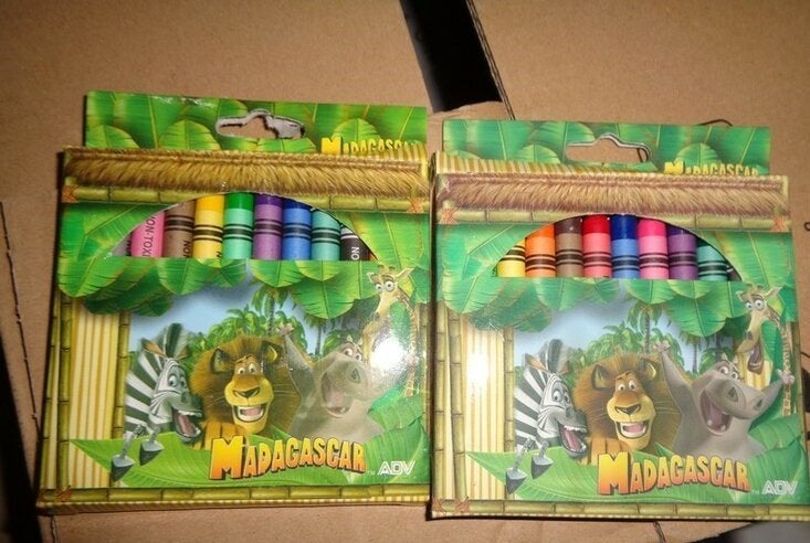 Partij waskrijtjes madagascar, ., Nieuw, Ophalen of Verzenden, .
