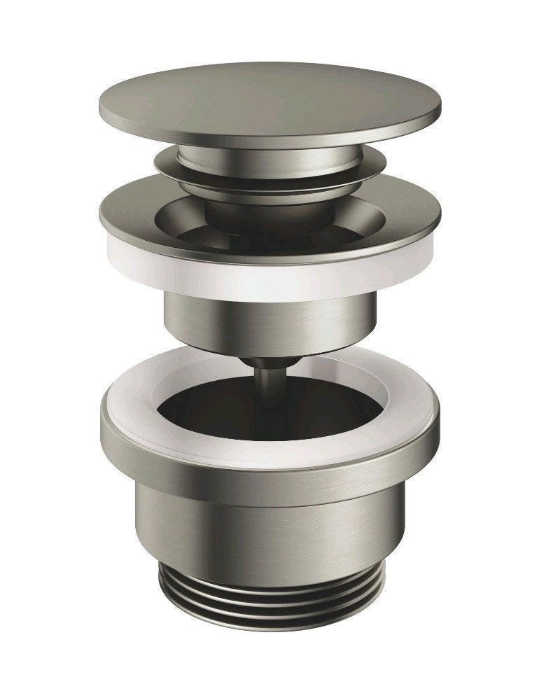 Hotbath P710GNP Clickplug Geborsteld Nikkel PVD NIEUW, Doe-het-zelf en Verbouw, Ophalen of Verzenden, Nieuw