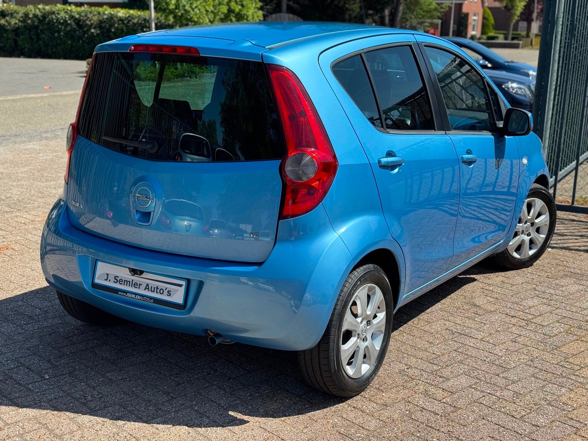 Opel Agila 1.2 Enjoy AIRCO HOGE INSTAP TOERENTELLER APK 01-2, Voorwielaandrijving, 86 pk, 4 cilinders, Blauw