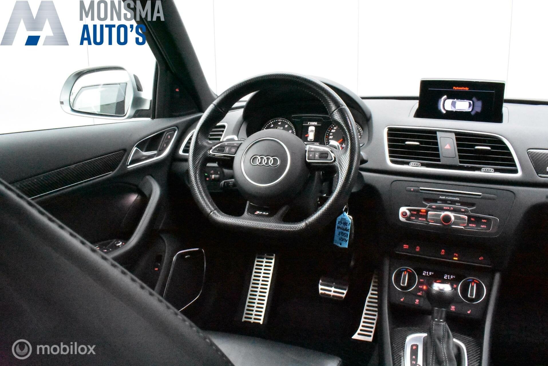 Audi RS Q3 2.5 TFSI quattro 2015 Daytona Leder Bose Trekhaak, Auto's, Automaat, Gebruikt, Leder, Bedrijf