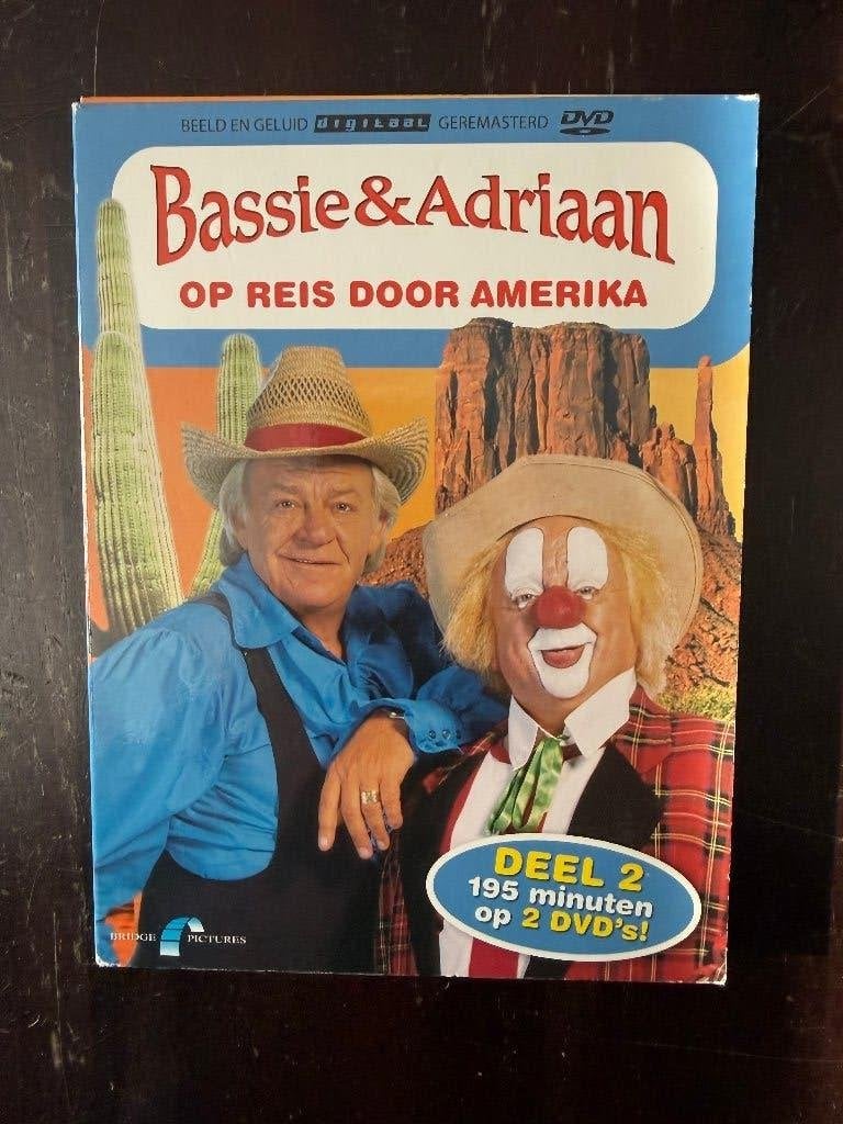 Bassie en Adriaan Op Reis door Amerika deel 2 ( 2 DVD Box ), Avontuur, Bonusmateriaal, Alle leeftijden, Zo goed als nieuw