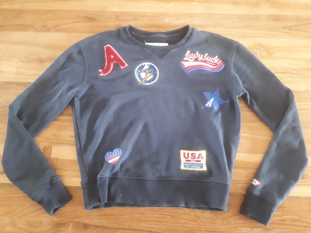 blauwe Miss America trui, Kleding | Dames, Truien en Vesten, Blauw, Ophalen of Verzenden, Zo goed als nieuw, Miss America