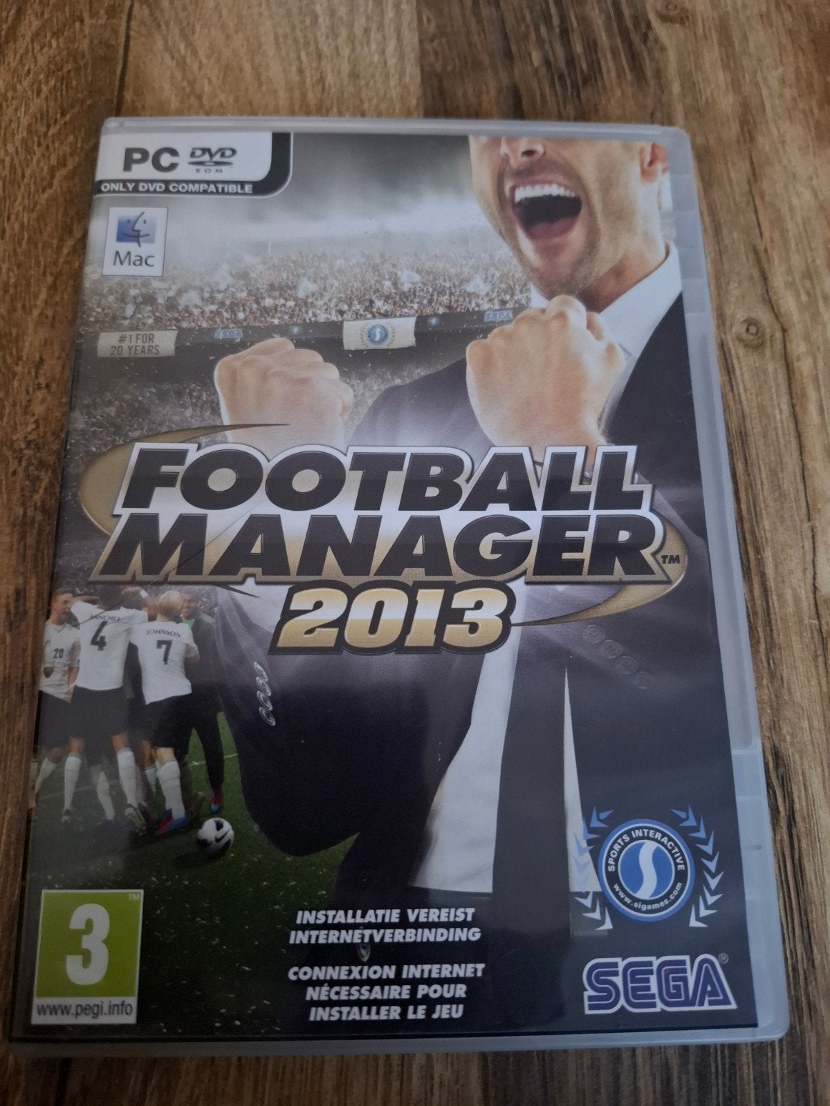 Football Manager 2013 PC/Mac DVD-ROM, Spelcomputers en Games, Games | Pc, Online, Gebruikt, 1 speler, Ophalen of Verzenden