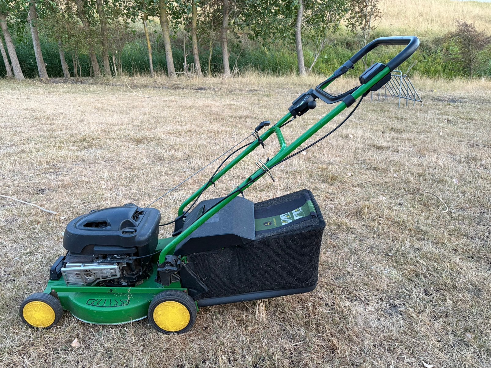 John Deere grasmaaier R43, Ophalen, Cirkelmaaier, Zo goed als nieuw, 40 t/m 49 cm