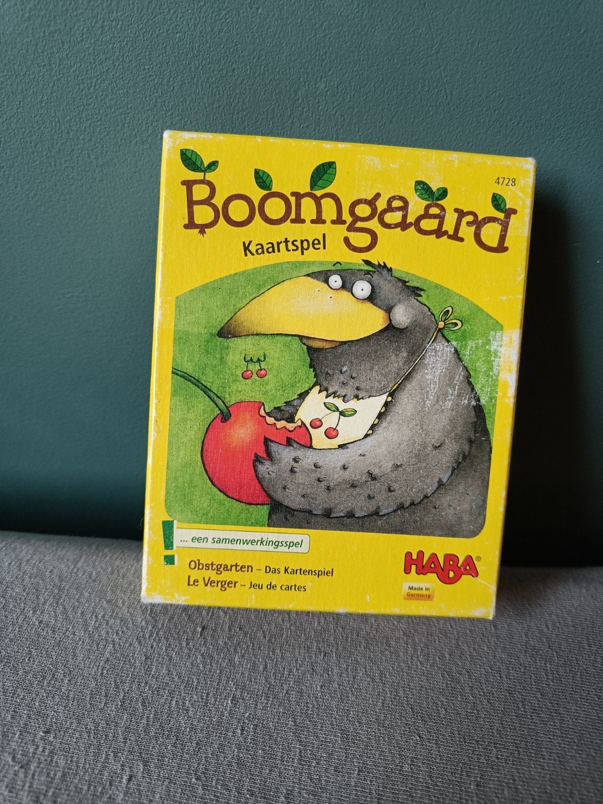 Boomgaard Kaartspel HABA - Samenwerkingsspel, Een of twee spelers, Ophalen of Verzenden, Gebruikt, HABA