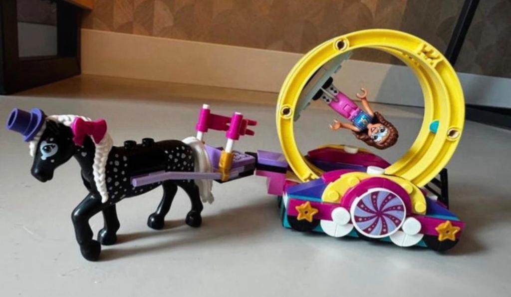 Lego Friends 41686 Magische Acrobatiek - Zgan compleet, Lego, Friends, Ophalen of Verzenden, Zo goed als nieuw