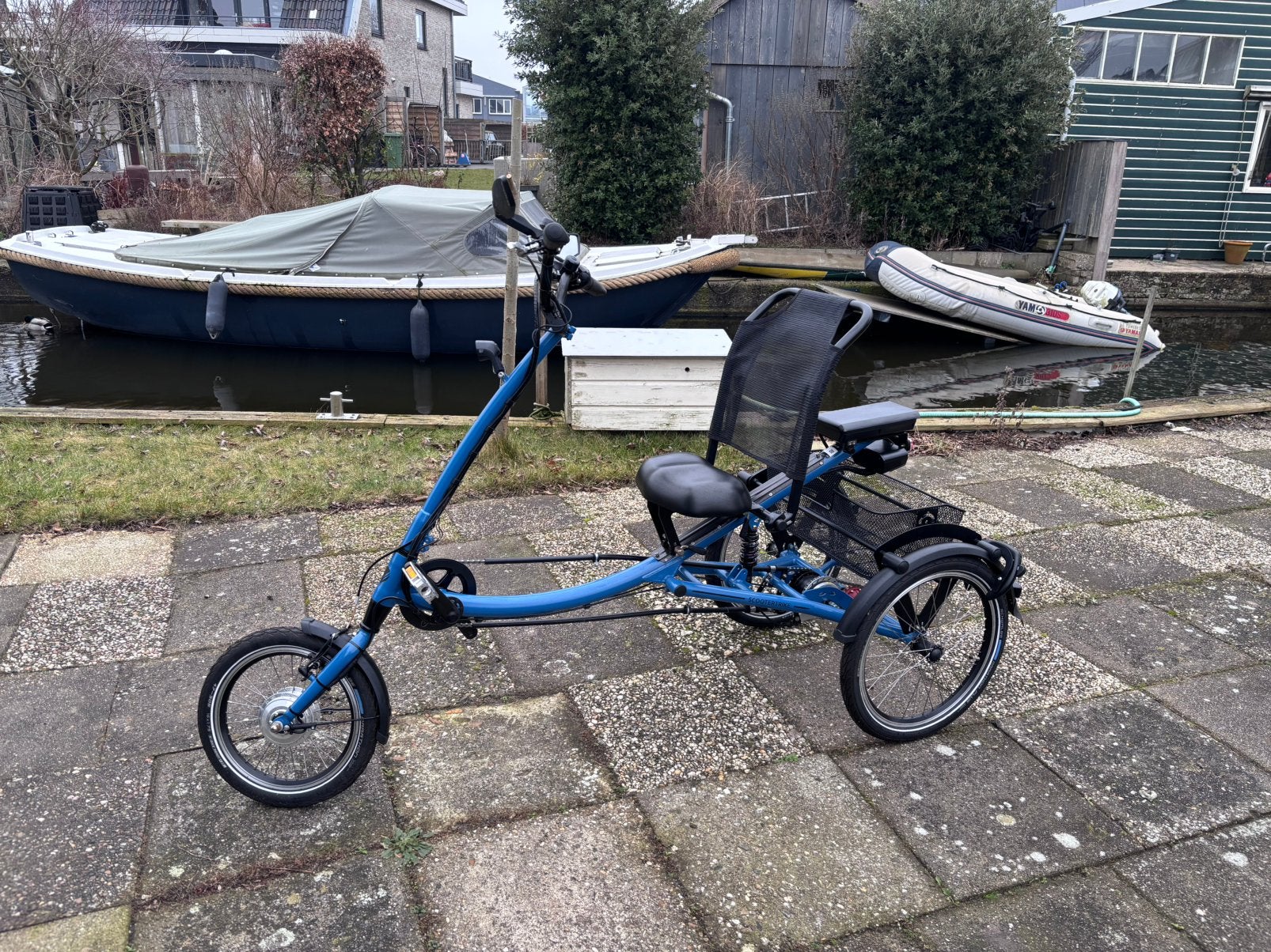 Electrische driewieler met comfortabel stoeltje. Nieuw., Ophalen, Zo goed als nieuw, 20 inch of meer
