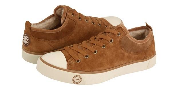 Ugg suede bonten sneakers schoen W EVERA CHESTNUT bruin 30, UGG, Jongen of Meisje, Schoenen, Nieuw