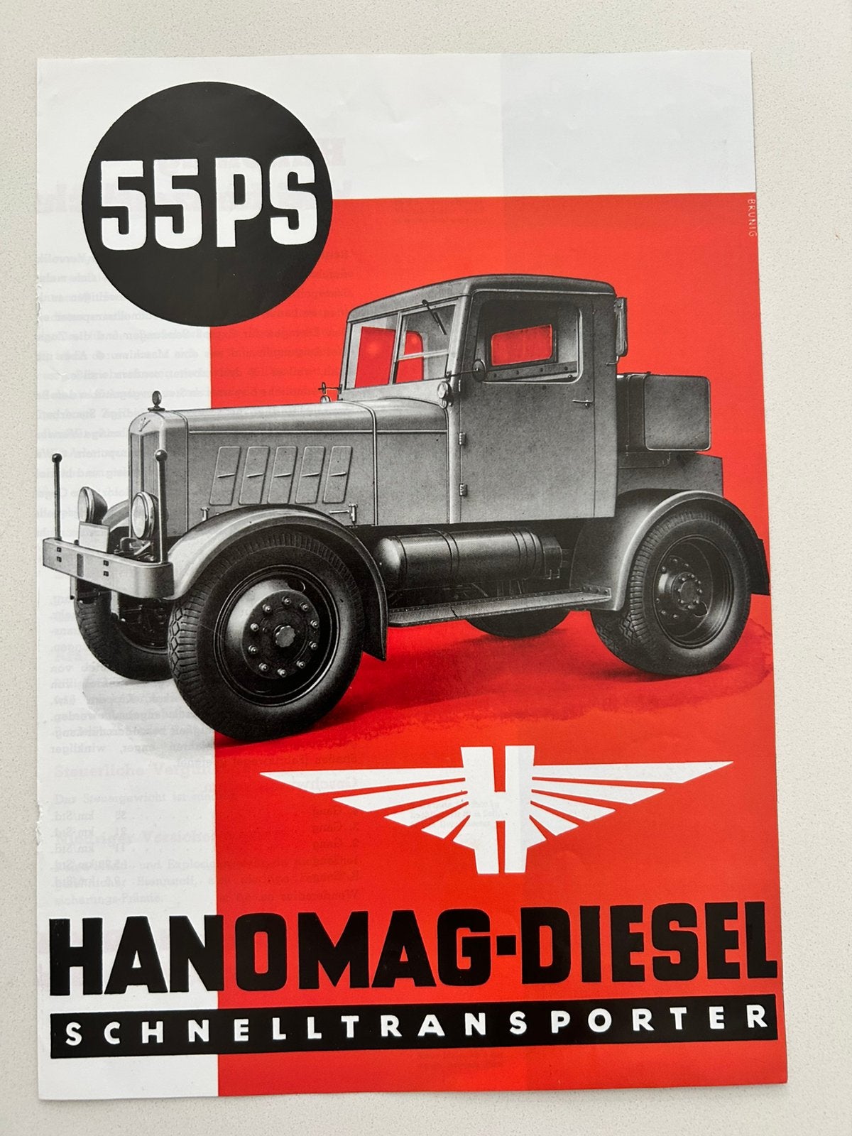 Hanomag reprint brochure, Verzenden, Gelezen, Overige merken