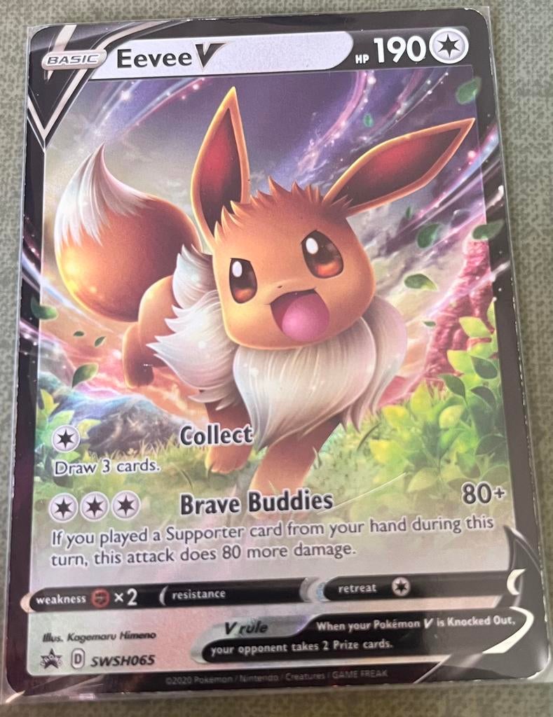 Eevee V promo, Ophalen of Verzenden, Zo goed als nieuw, Losse kaart