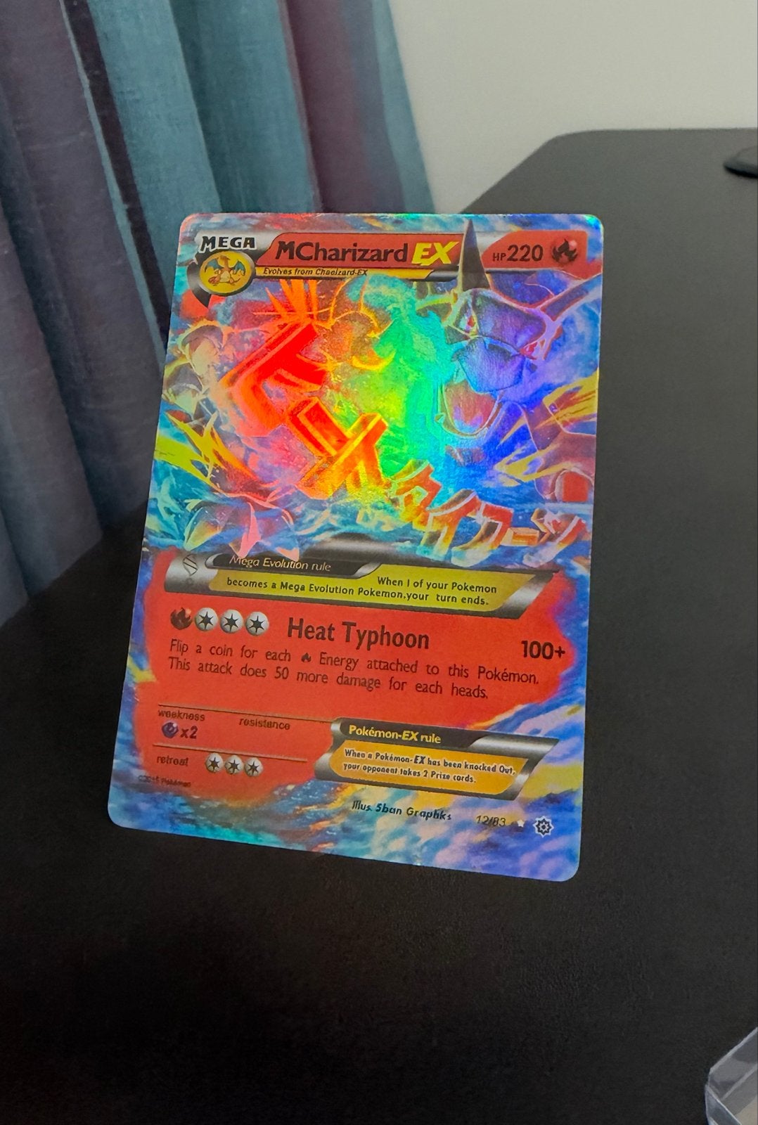M Charizard EX #12 – XY Generations (2016) – Mega Charizard!, Ophalen of Verzenden, Zo goed als nieuw, Losse kaart, Foil