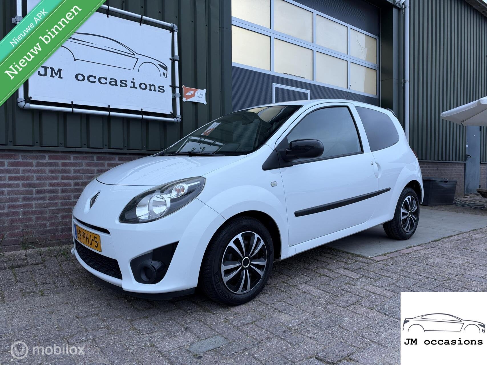 Renault Twingo 1.2-16V Dynamique|Airco|getint glas|APK Nieuw, Twingo, Gebruikt, 4 cilinders, Wit