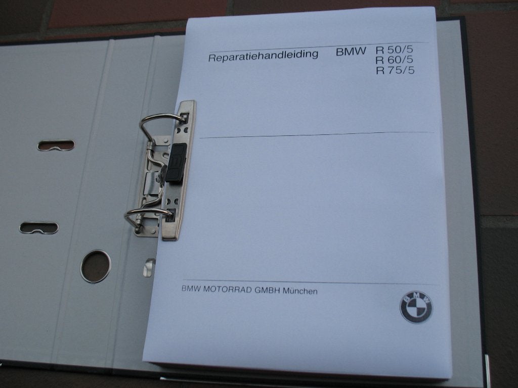 Nederlandstalig BMW werkplaatsboek R50/5 - R60/5 - R75/5, Motoren, Ophalen of Verzenden, BMW