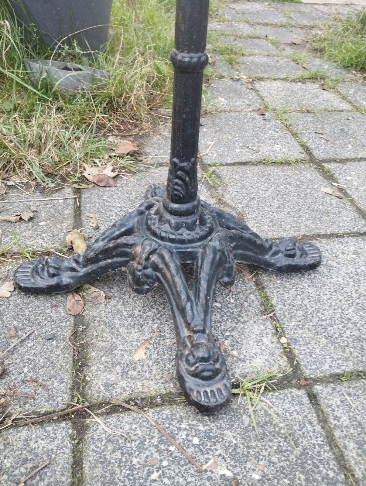 Antieke gietijzeren tafelonderstel - Gebruikt, Ophalen, Tafelpoot, Minder dan 50 cm, Gebruikt
