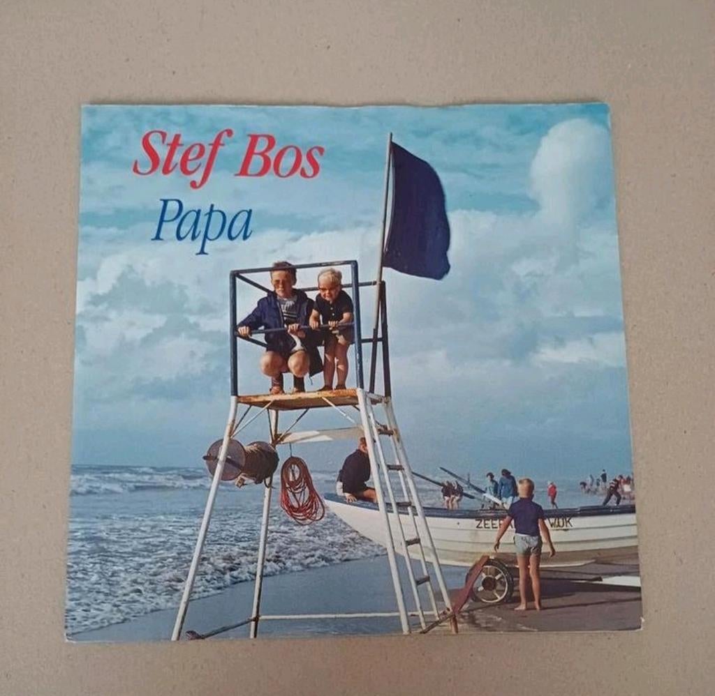 Stef Bos - Papa, 7 inch, Single, Ophalen of Verzenden, Zo goed als nieuw