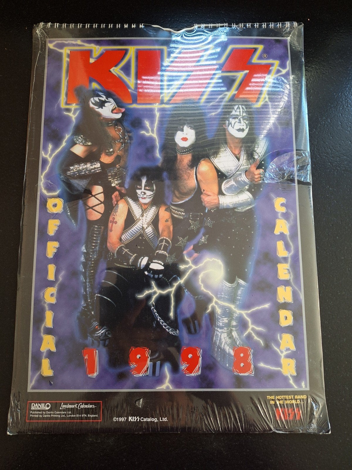 originele kalendervan KISS uit 1998, nog verpakt in folie, Verzamelen, Muziek, Artiesten en Beroemdheden, Ophalen of Verzenden