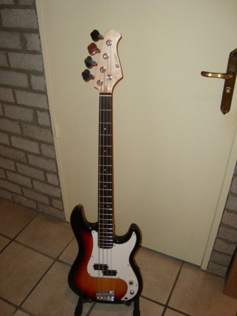 Dimavery PB-320 elektr. basgitaar suburst (nieuw, 20181423), MTE, DIMAVERY, Nieuw, Mteurope@outlook.com
