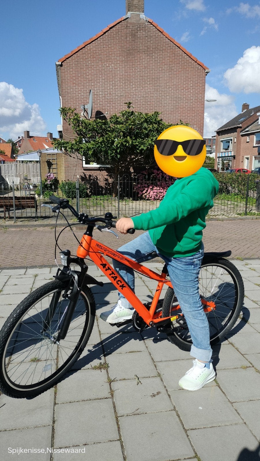 Altec Attack jongensfiets 24 inch - 3 versnellingen - Oranje, Ophalen, Zo goed als nieuw, Overige merken