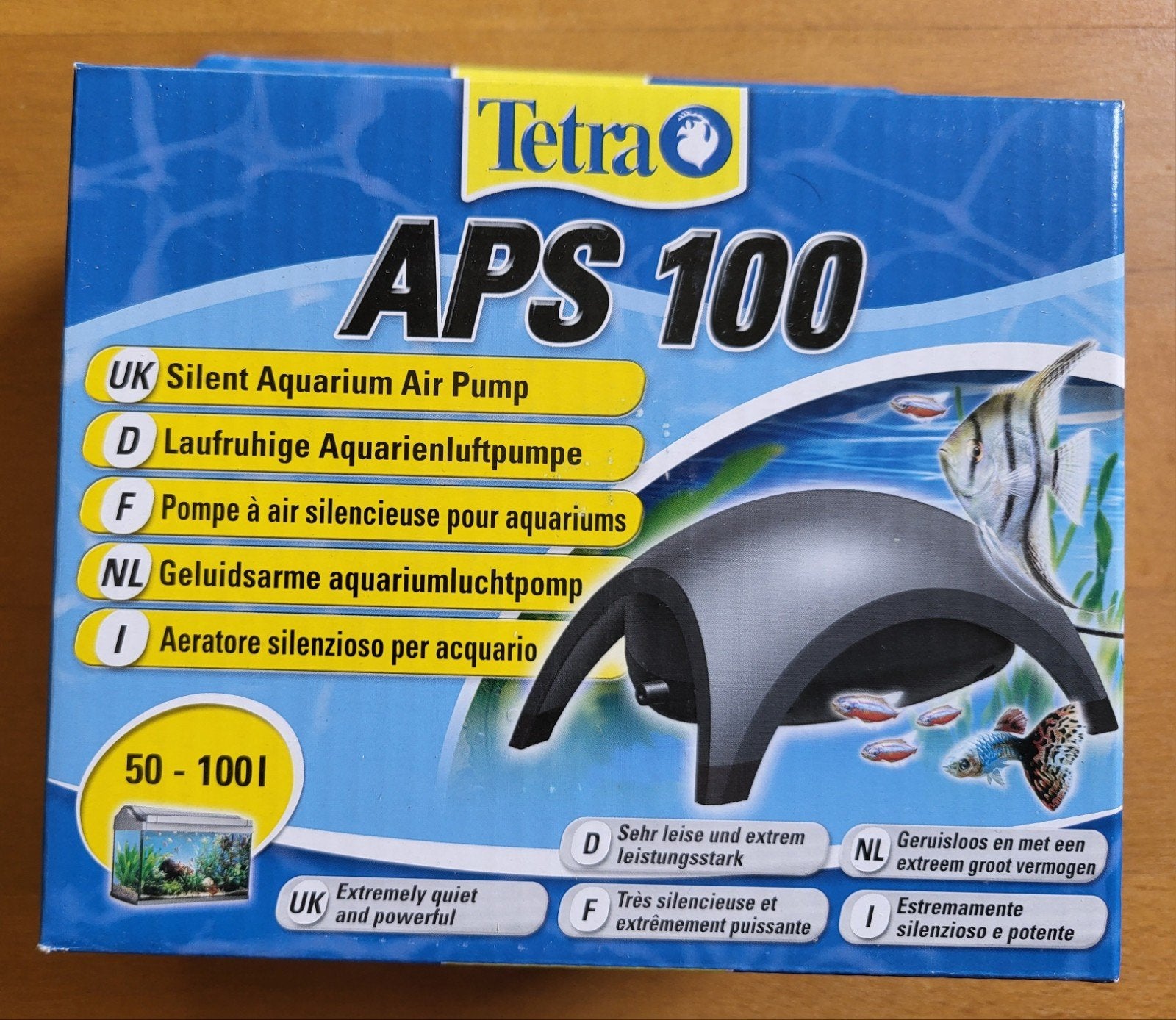 Tetra APS 100 Aquarium Luchtpomp – NIEUW!, Ophalen of Verzenden, Nieuw, Tetra