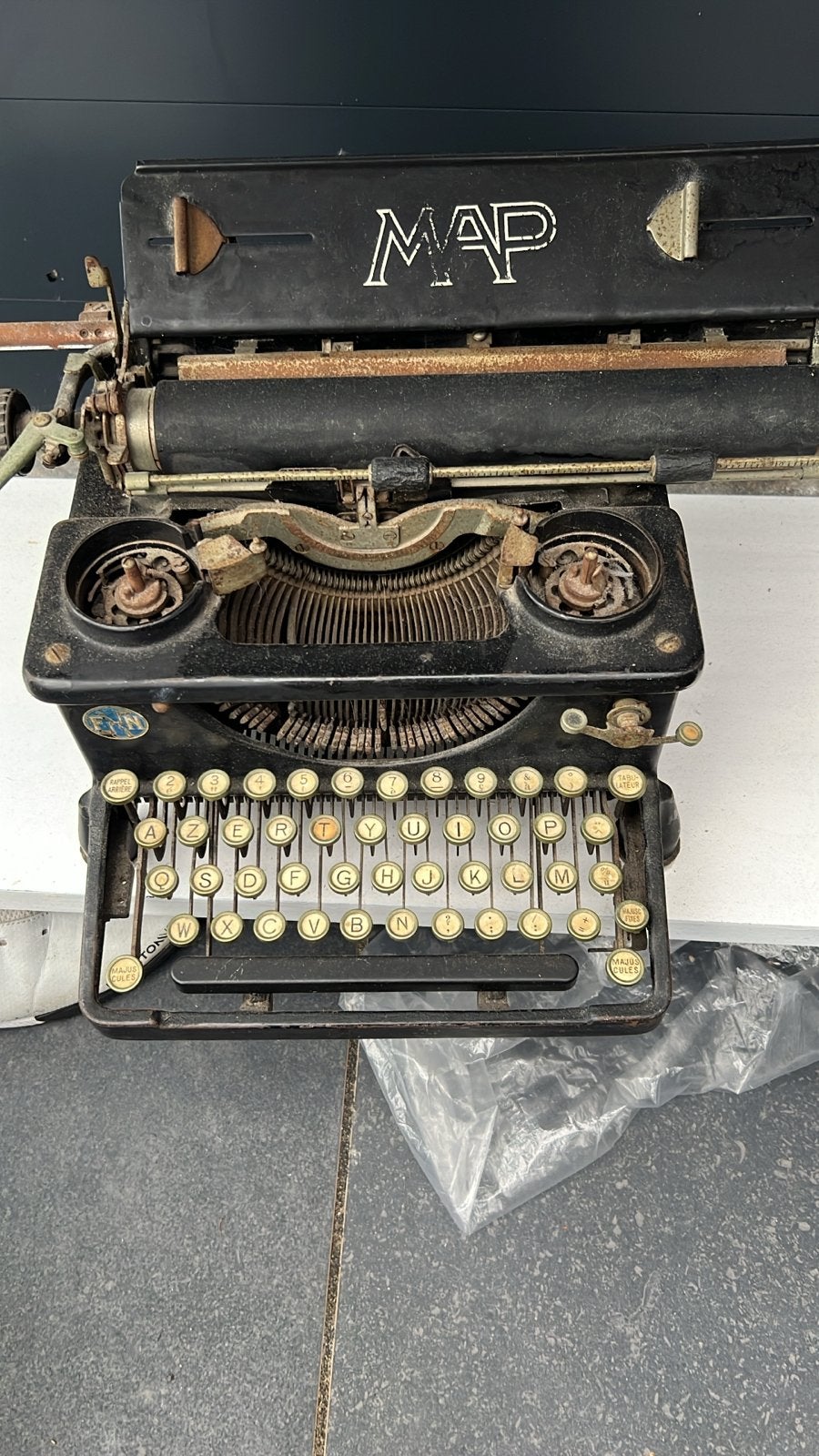 Te koop oude typmachine uit 1915, Diversen, Ophalen, Gebruikt