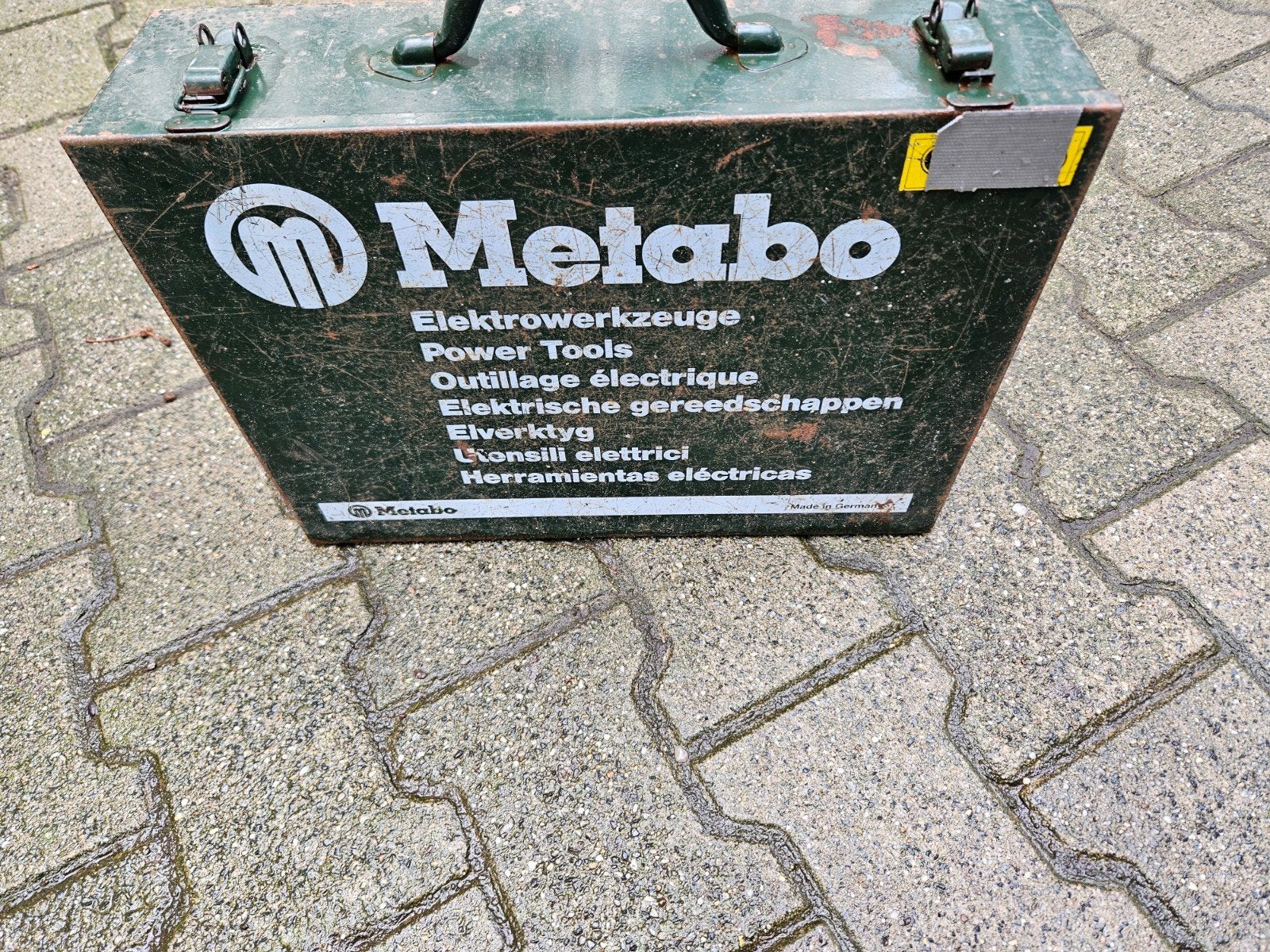 Metabo Gereedschapskist - Groen, Ophalen of Verzenden, Gebruikt
