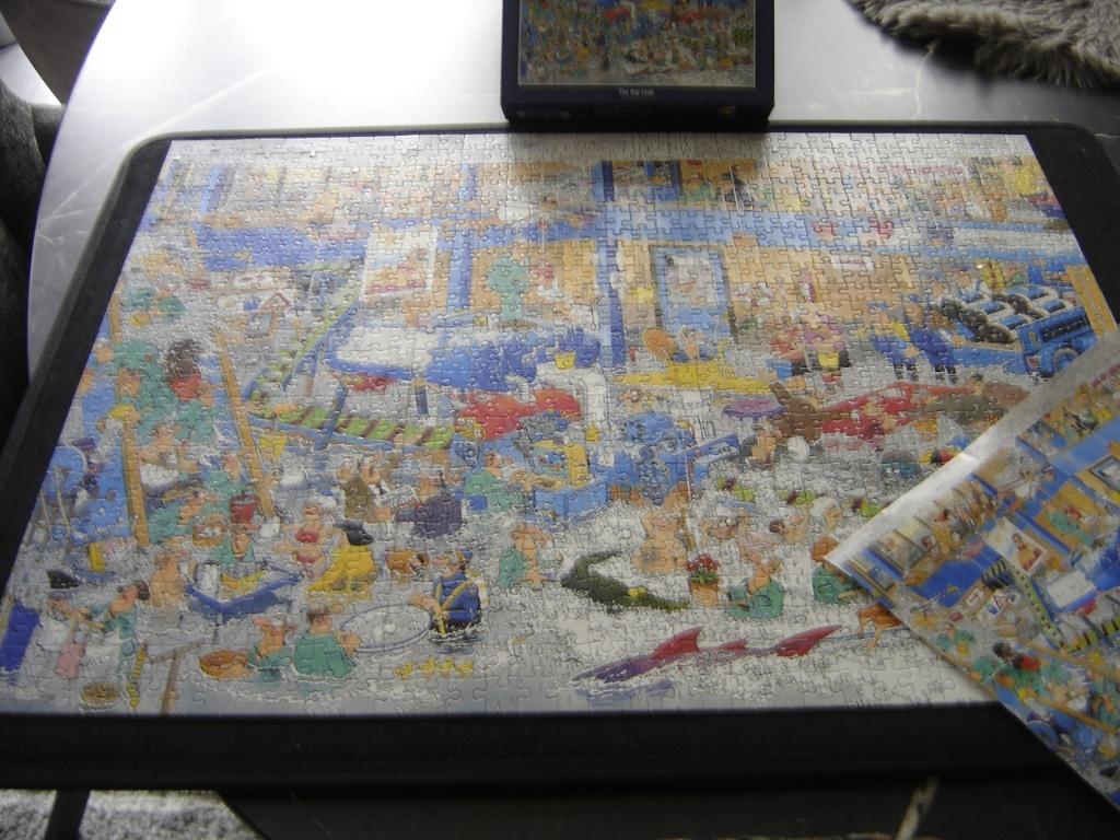 jan van haasteren puzzel, Hobby en Vrije tijd, Denksport en Puzzels, Ophalen, 500 t/m 1500 stukjes, Zo goed als nieuw