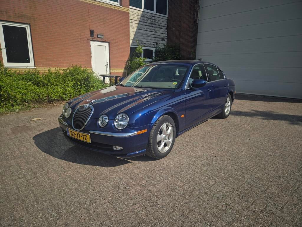 Jaguar S-Type 2.5 V6 Sport AUT 2002 Blauw, Auto's, Jaguar, Automaat, Achterwielaandrijving, 2497 cc, 1850 kg