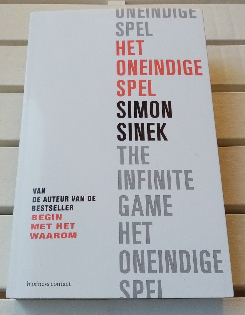 Het oneindige spel * Simon Sinek, Gelezen, Simon Sinek, Ophalen of Verzenden, Management