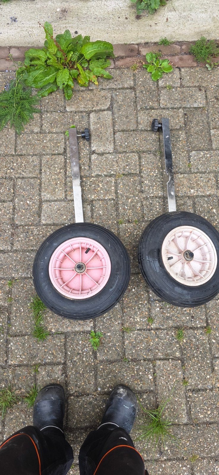 wielen voor rubberboot zodiac, Watersport en Boten, Bootonderdelen, Ophalen of Verzenden, Overige typen, Motorboot