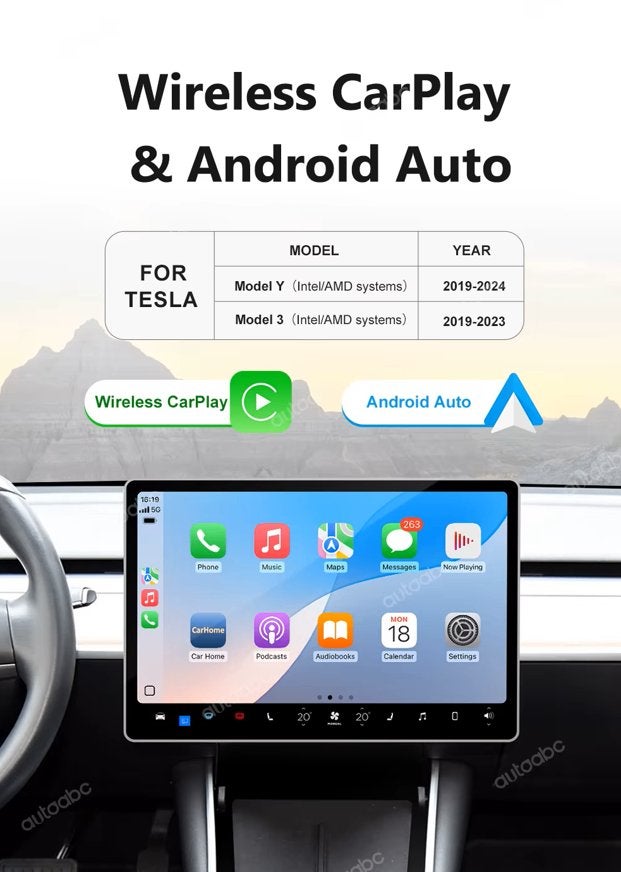 Tesla CarPlay Installation – We Come to You, Ophalen of Verzenden, Nieuw, Radio