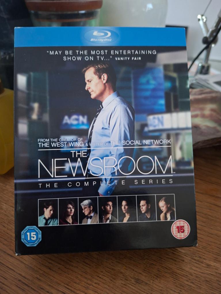 The newsroom the complete series blu ray box serir, Verzenden, Zo goed als nieuw, Drama