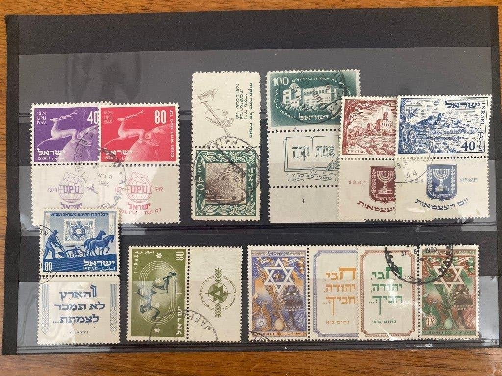 ISRAEL pracht collectie wo gestempeld met tab en >50 brieven, Postzegels en Munten, Postzegels | Volle albums en Verzamelingen