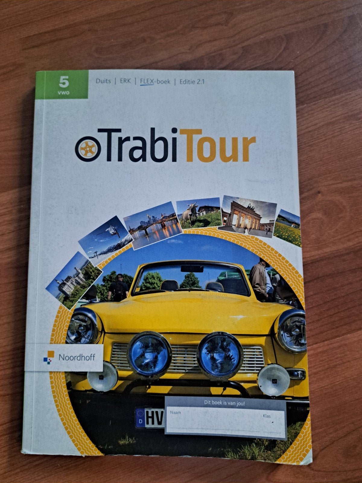 TrabiTour Duits 5 vwo FLEX-boek Editie 2.1 Noordhoff, Ophalen of Verzenden, Alpha, Zo goed als nieuw, Noordhoff