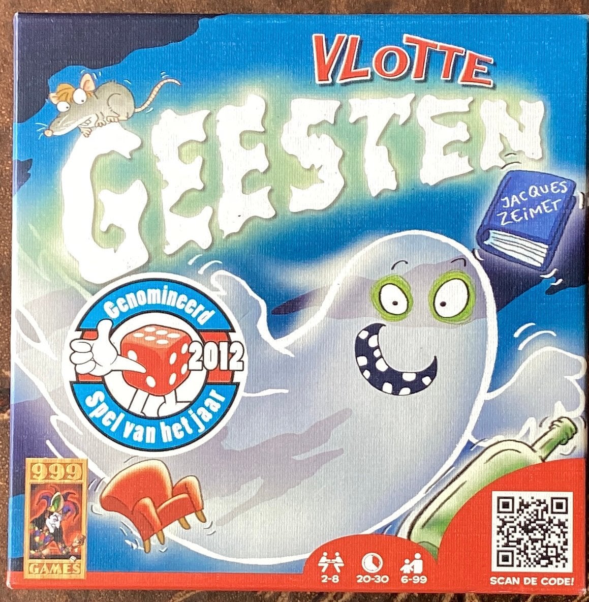 Vlotte Geesten - Leuk en snel reactiespel, Ophalen of Verzenden, Zo goed als nieuw