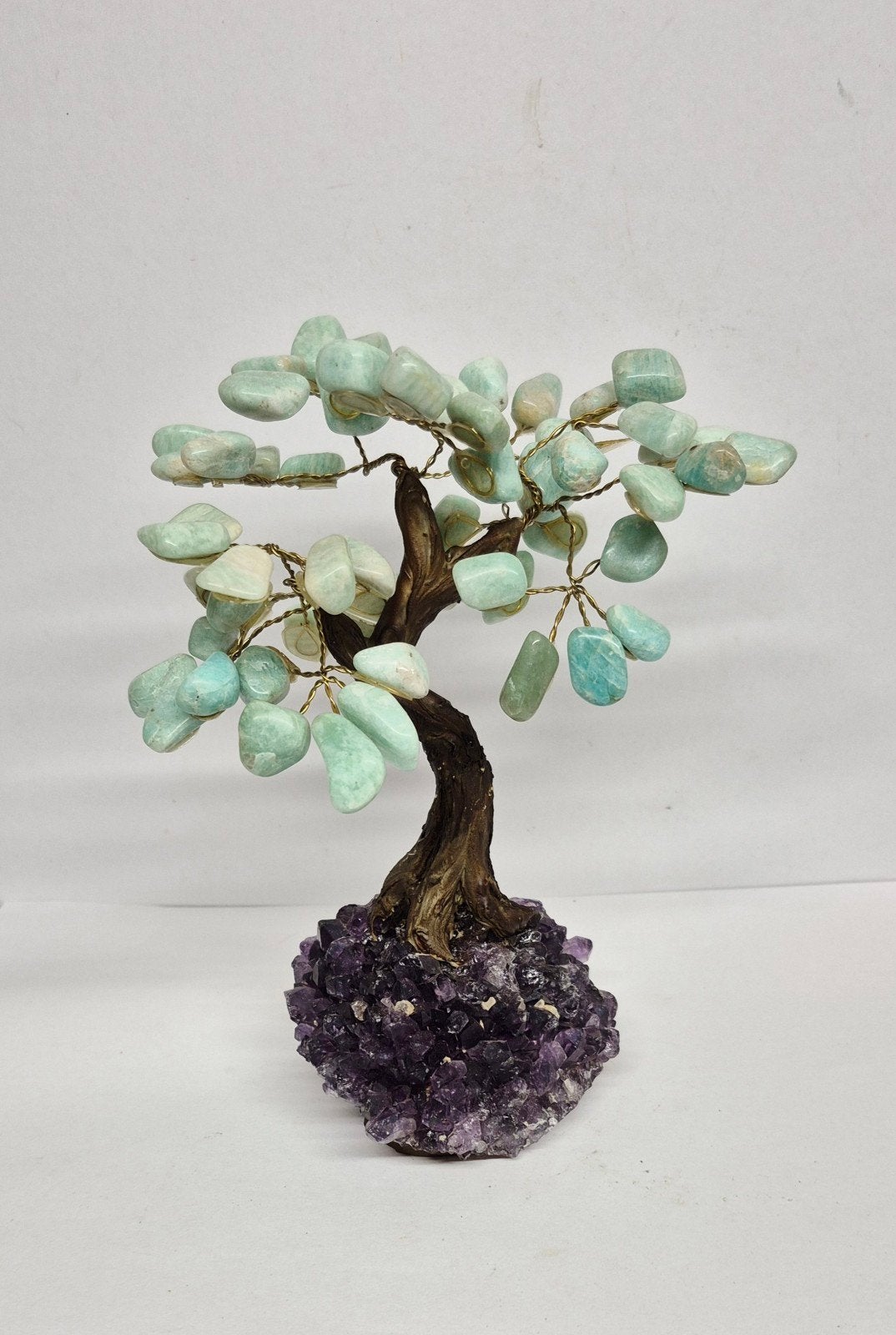 Edelsteenboom Amazoniet & Amethist, Verzenden