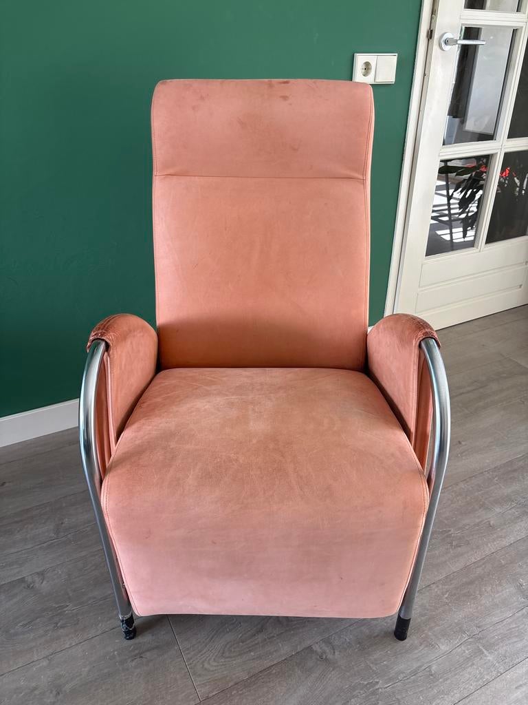 Comfortabele leesstoel - zit fantastisch!, Ophalen, Gebruikt, 75 tot 100 cm, Stof