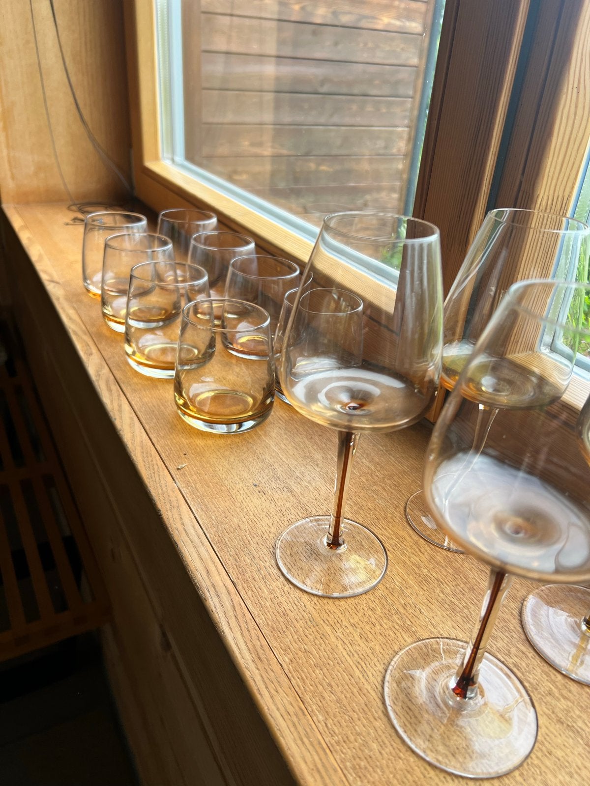 Broste Copenhagen Amber water- en wijnglazen, Ophalen, Glas of Glazen, Effen, Glas