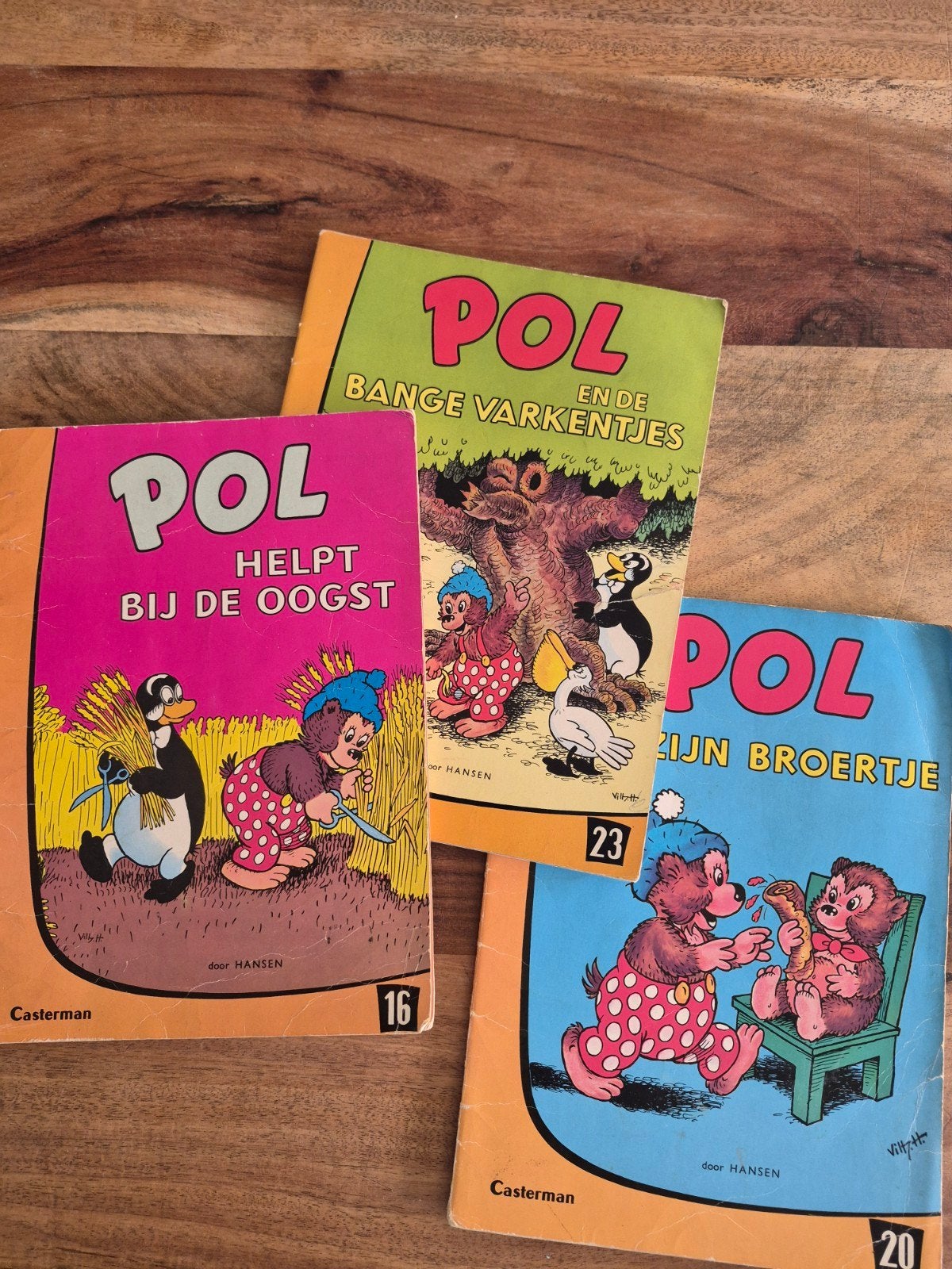 Pol stripboeken - 3 delen: 16, 20 en 23, Meerdere stripboeken, Ophalen of Verzenden, Gelezen