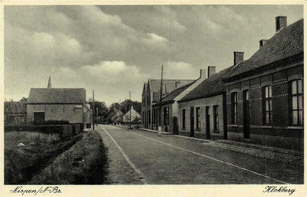 Nispen N-Br. - Klokberg - ongelopen, Ophalen of Verzenden, Voor 1920, Ongelopen, Noord-Brabant