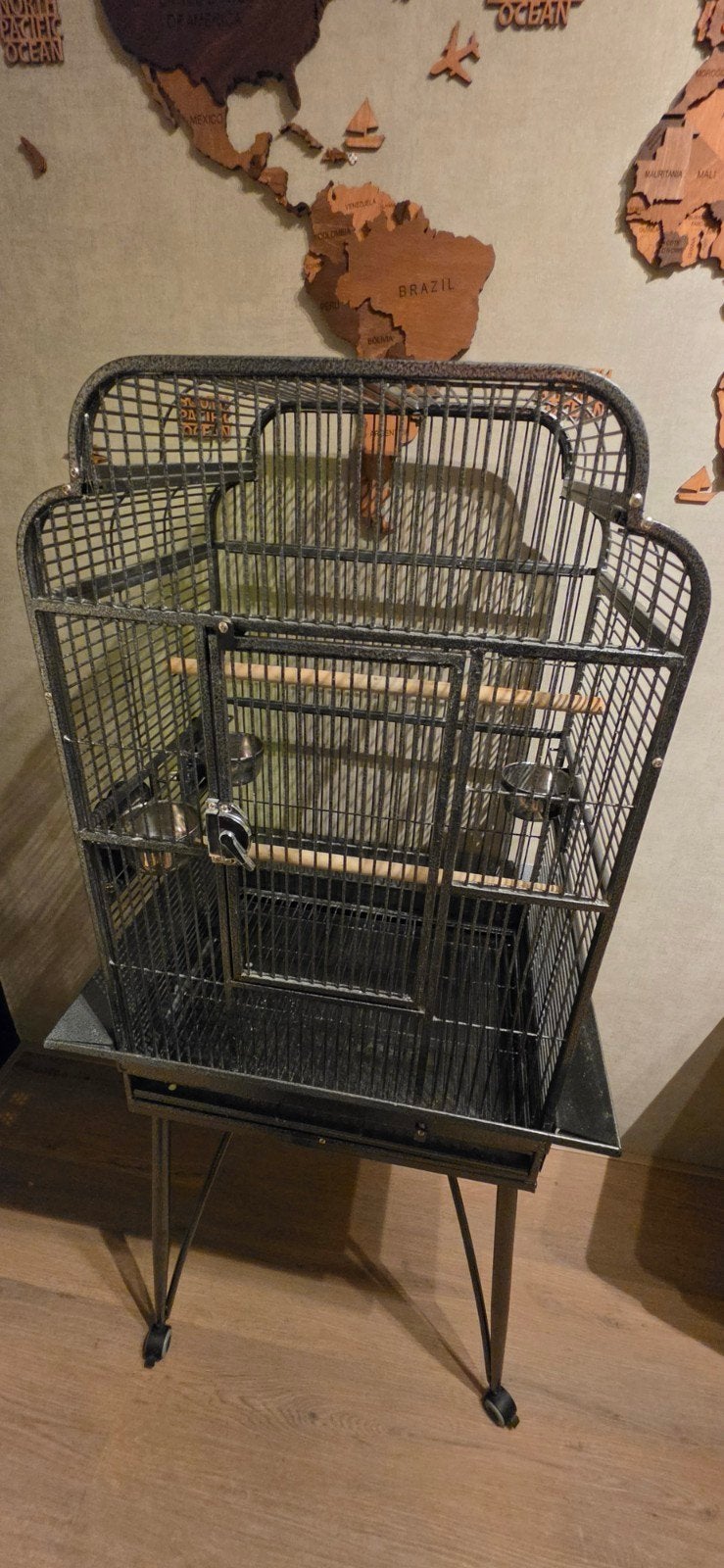 Vogelkooi strong gaia, Ophalen, Metaal, Vogelkooi
