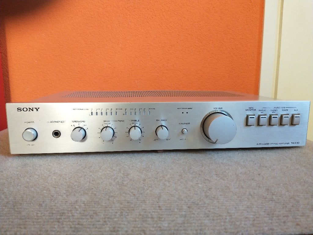 Sony TA-F40, Audio, Tv en Foto, Versterkers en Receivers, Gebruikt, Ophalen of Verzenden, Sony, Minder dan 60 watt